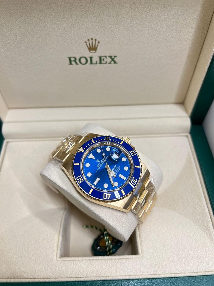 Rlx watch Submariner Date Steel & Yellow Gold 126613LB Blue Dial Watch